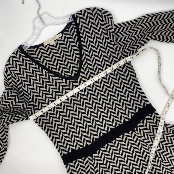 Boden Lucinda Black Gray Knit Dress size 6 - Picture 7 of 9